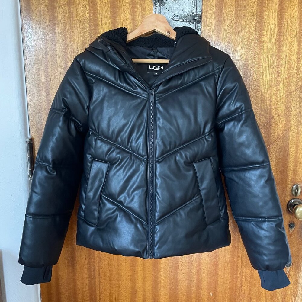 UGG Women's Ronney Puffer Faux Leather - New XS